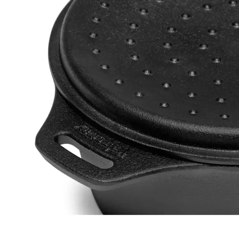 Litinový rendlík s rukojetí a pokličkou, 1l, Petromax